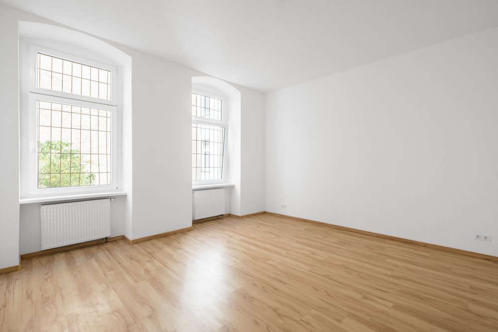 Dit is het resultaat van bouwbehang laten aanbrengen in je nieuwbouwwoning in Zaandam.