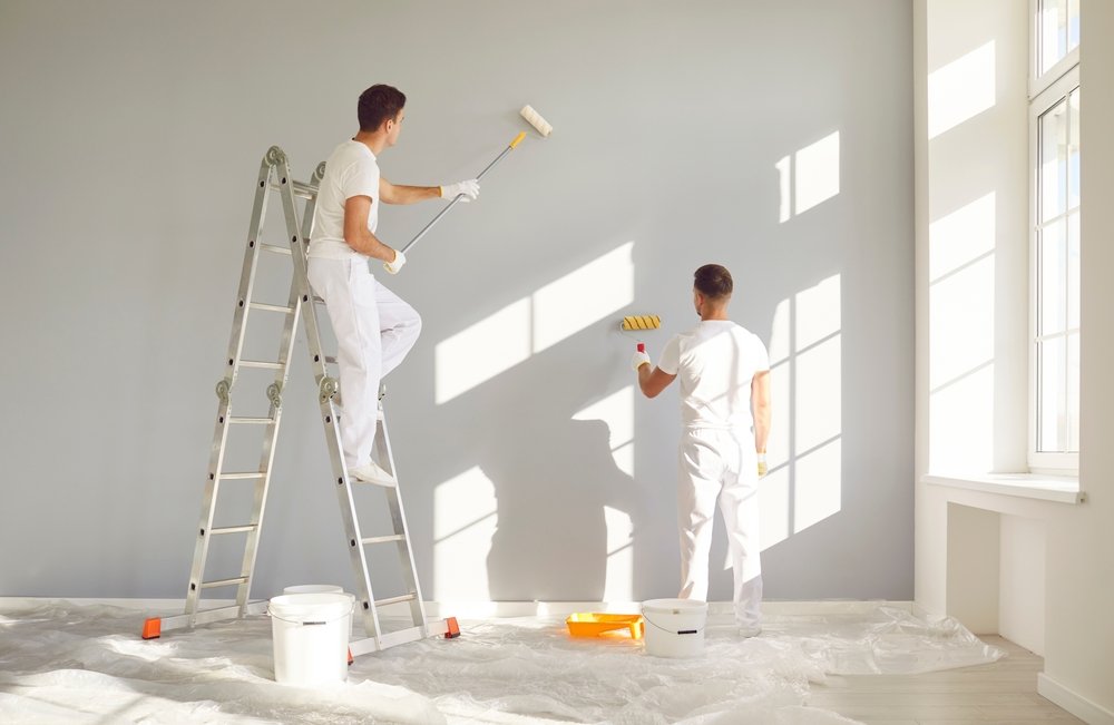 Dit is het resultaat van glasvliesbehang laten aanbrengen in je nieuwbouwwoning in Zaandam.
